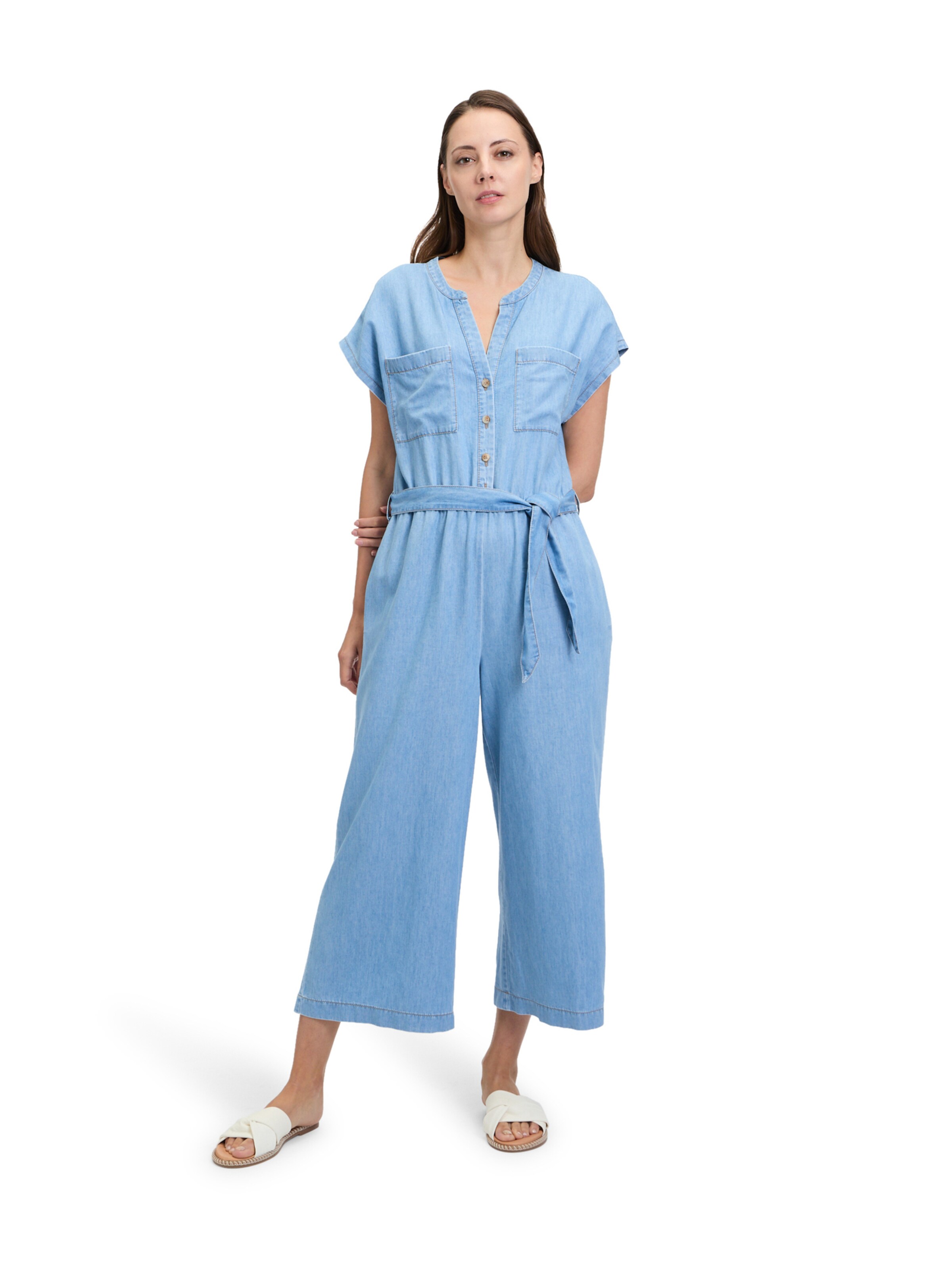 Betty & Co Jumpsuit in Blue: front