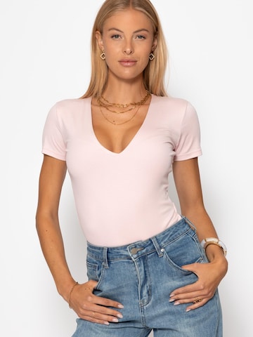 SASSYCLASSY Shirt bodysuit in Pink