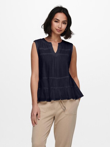 ONLY Blouse 'Marika' in Blauw: voorkant