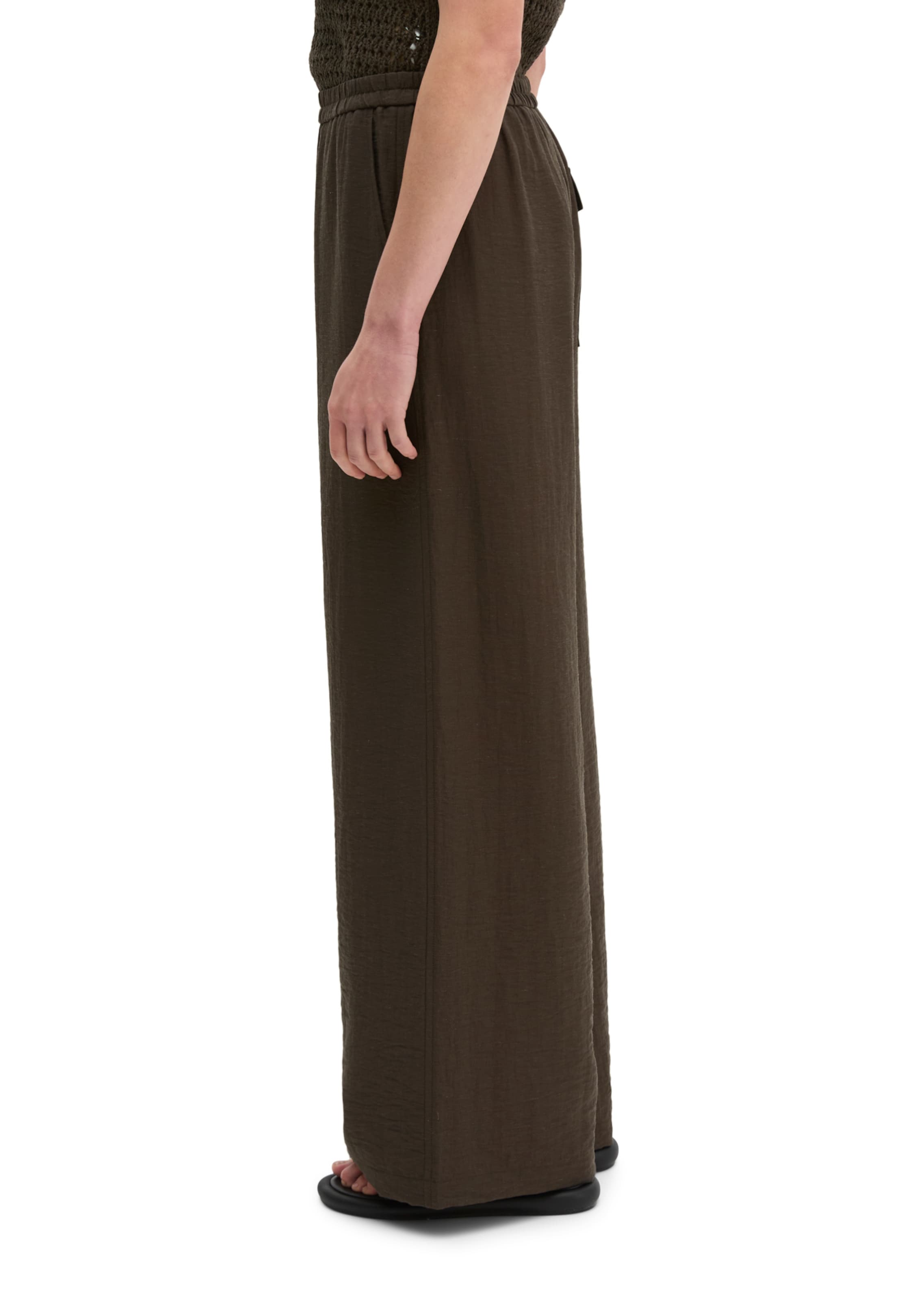 Marc O'Polo Loose fit Trousers in Brown