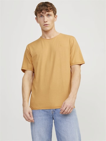 JACK & JONES T-shirt 'BLURYDES' i brun: framsida