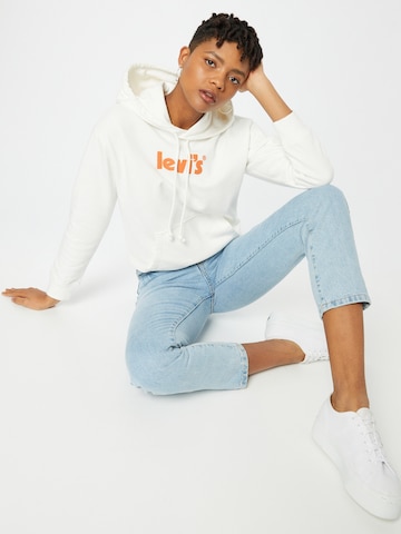 LEVI'S ® Sweatshirt 'Graphic Standard Hoodie' i hvid