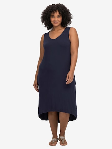 SHEEGO Beach Dress in Blue: front