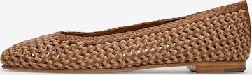 LOTTUSSE Ballet Flats 'Delice' in Brown: front