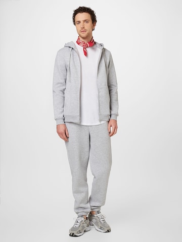 ABOUT YOU Zip-Up Hoodie 'Bjarne' in Grey