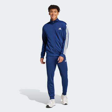 Costum de trening de la ADIDAS SPORTSWEAR pe albastru: față