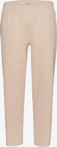 Regular Pantalon chino DEF en beige : devant