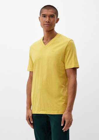 T-Shirt s.Oliver en jaune : devant