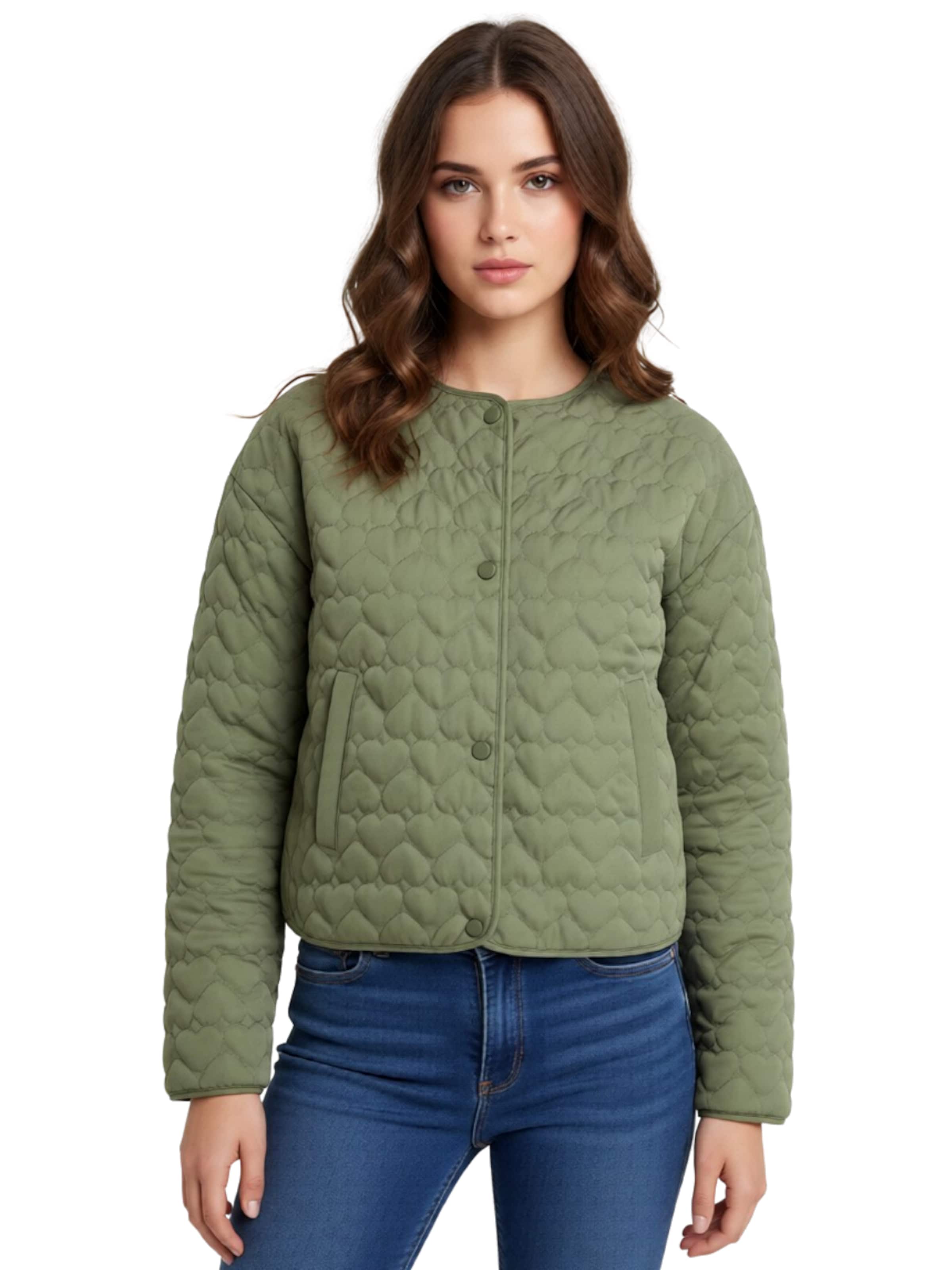 ONLY Between-Season Jacket 'Heart' in Green