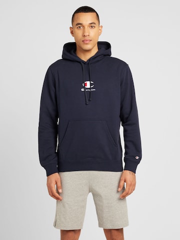 Champion Authentic Athletic Apparel Sweatshirt in Blue: front