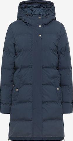 MYMO Winter Coat in Blue: front