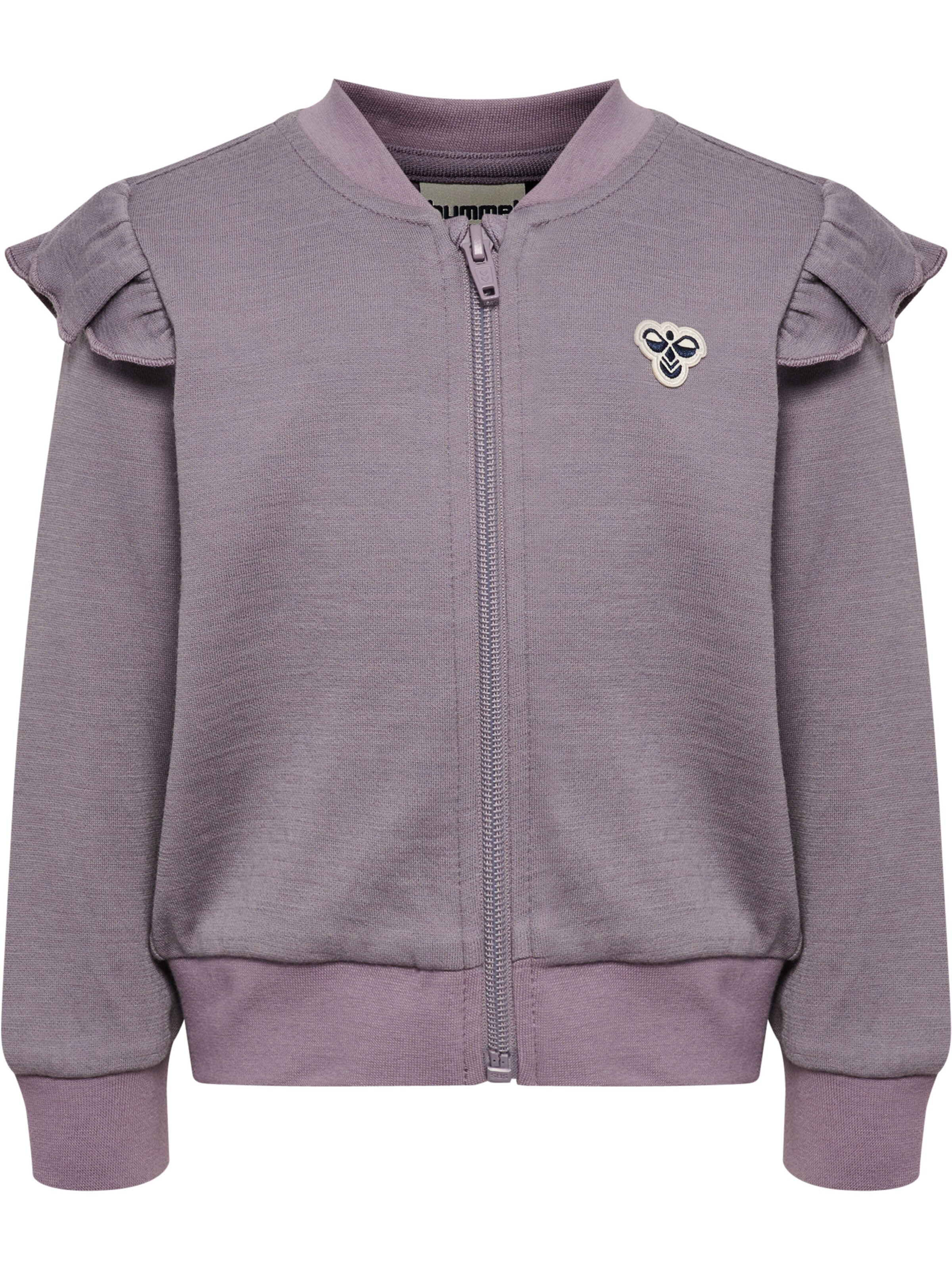 Hummel Sweatjakke i lilla: forside