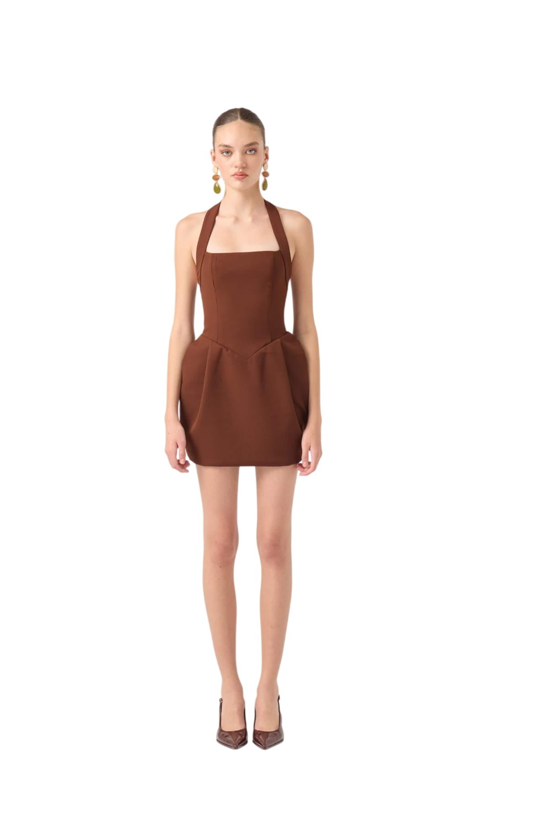 HOLLY LOLLY Dress in Brown