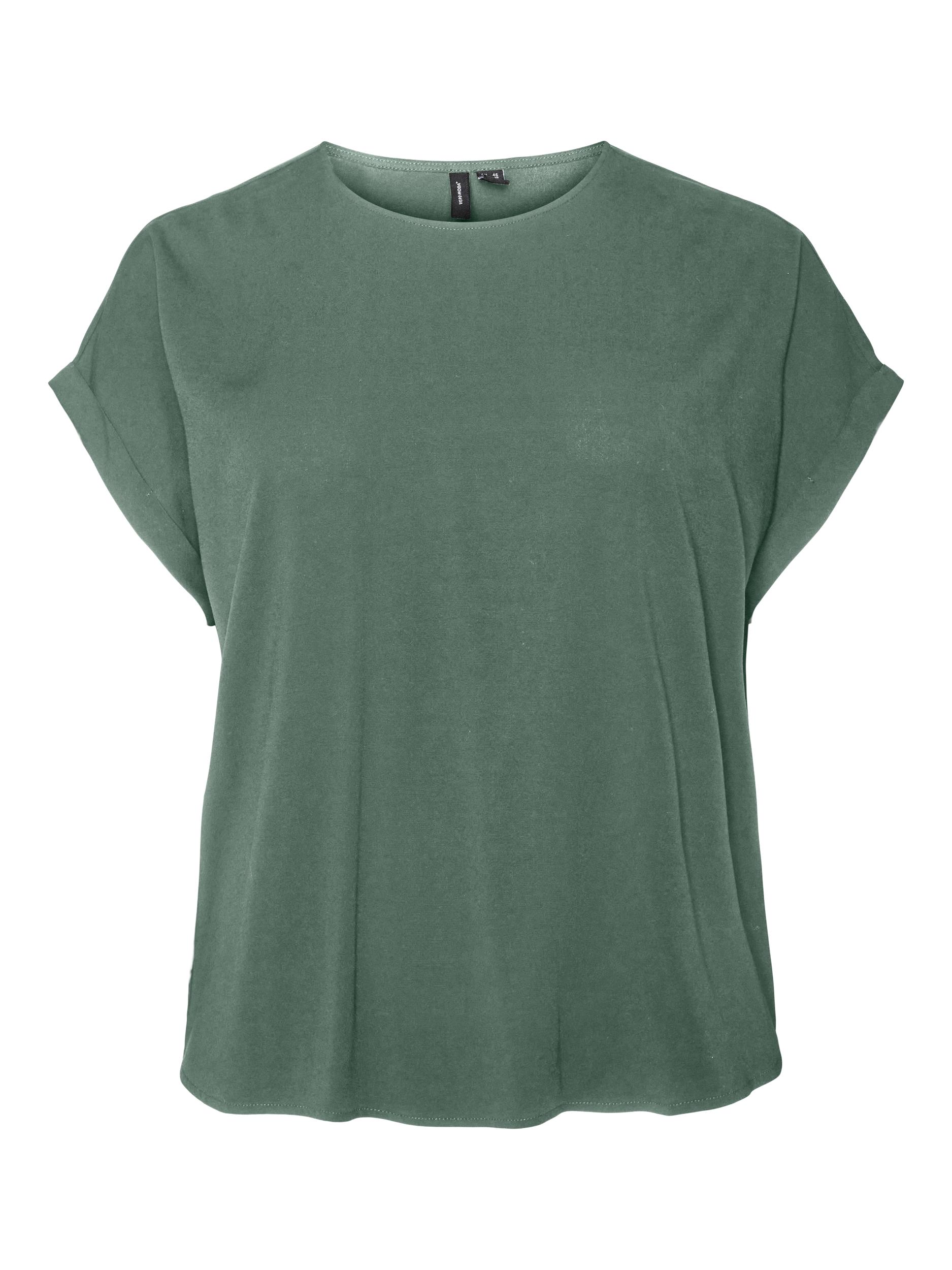 Odzież Kobiety Vero Moda Curve Koszulka Bicca w kolorze Ciemnozielonym 