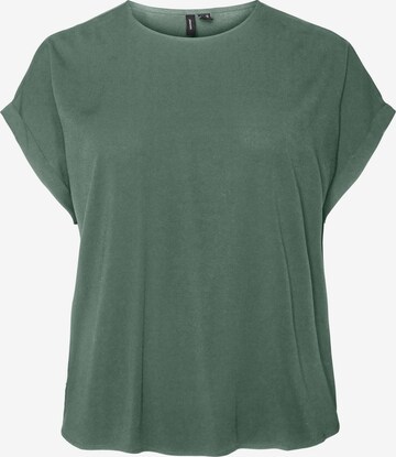Vero Moda Curve - Camiseta 'Bicca' en verde: frente