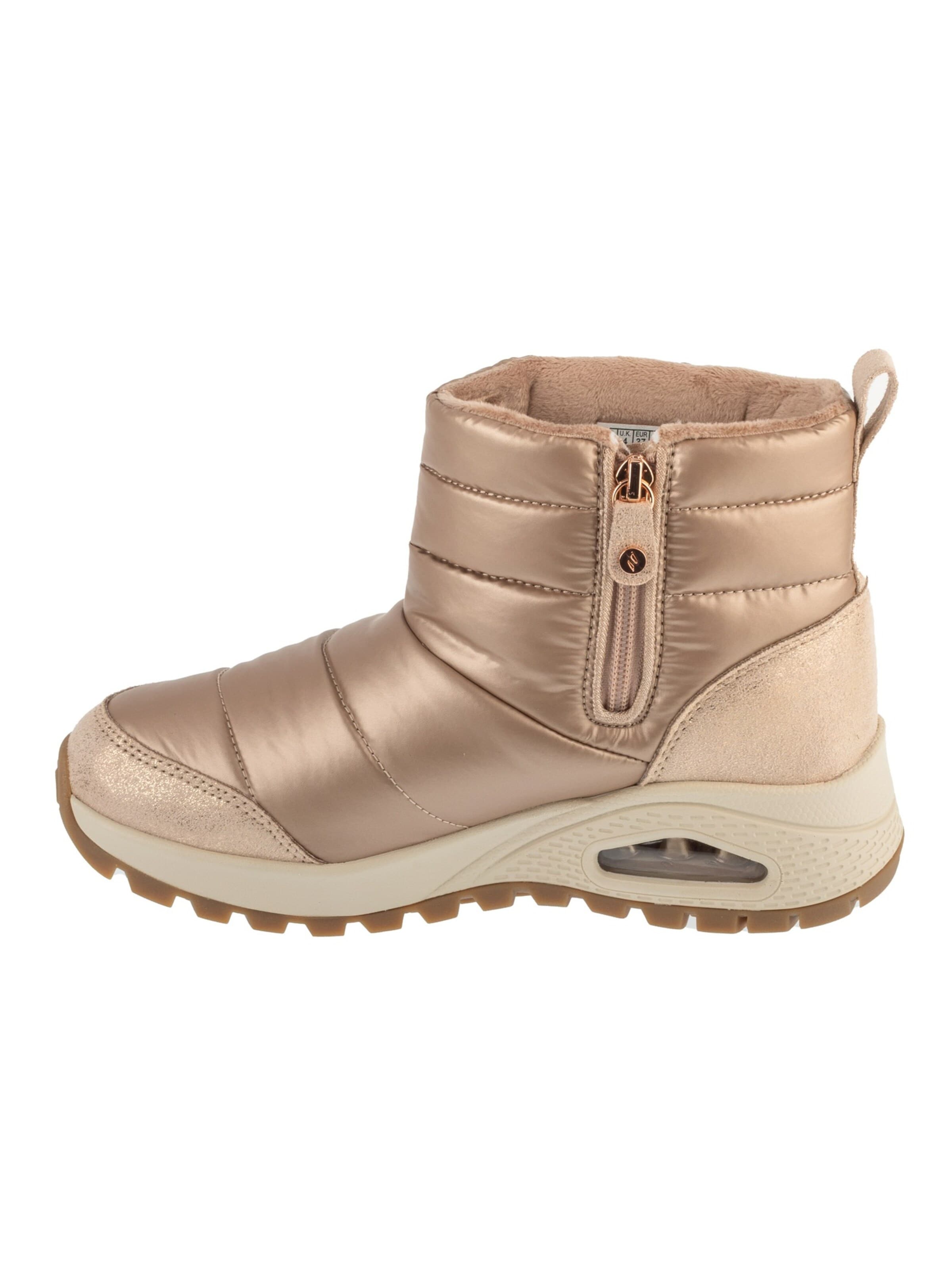 SKECHERS Boots 'Skechers Uno Rugged' in Goud: voorkant