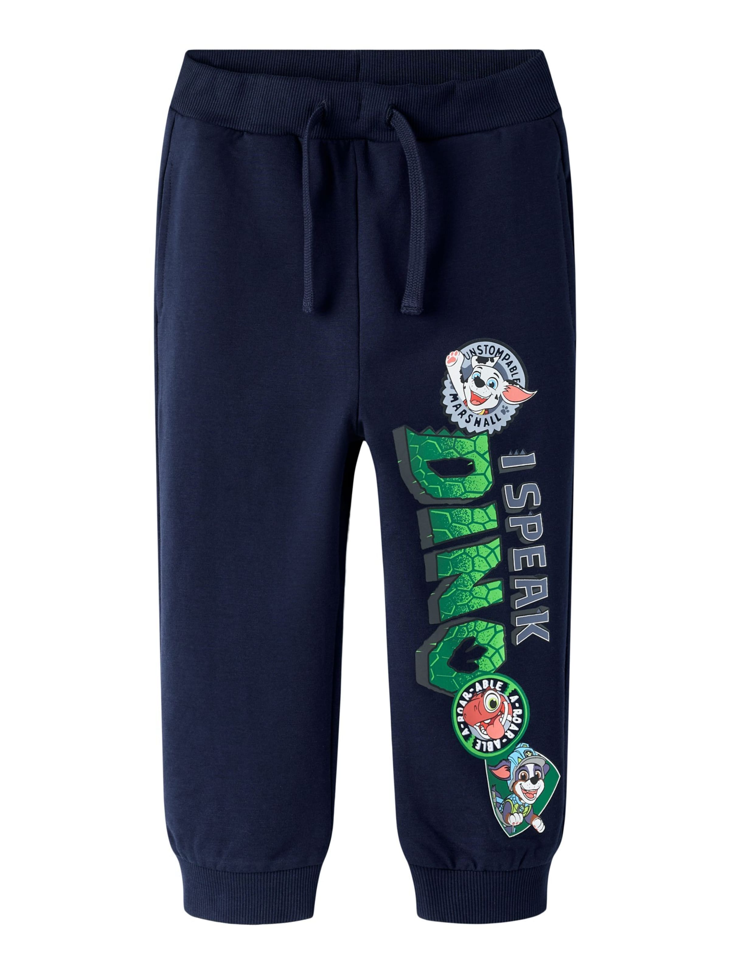 Effilé Pantalon 'Paw Patrol' NAME IT en bleu : devant