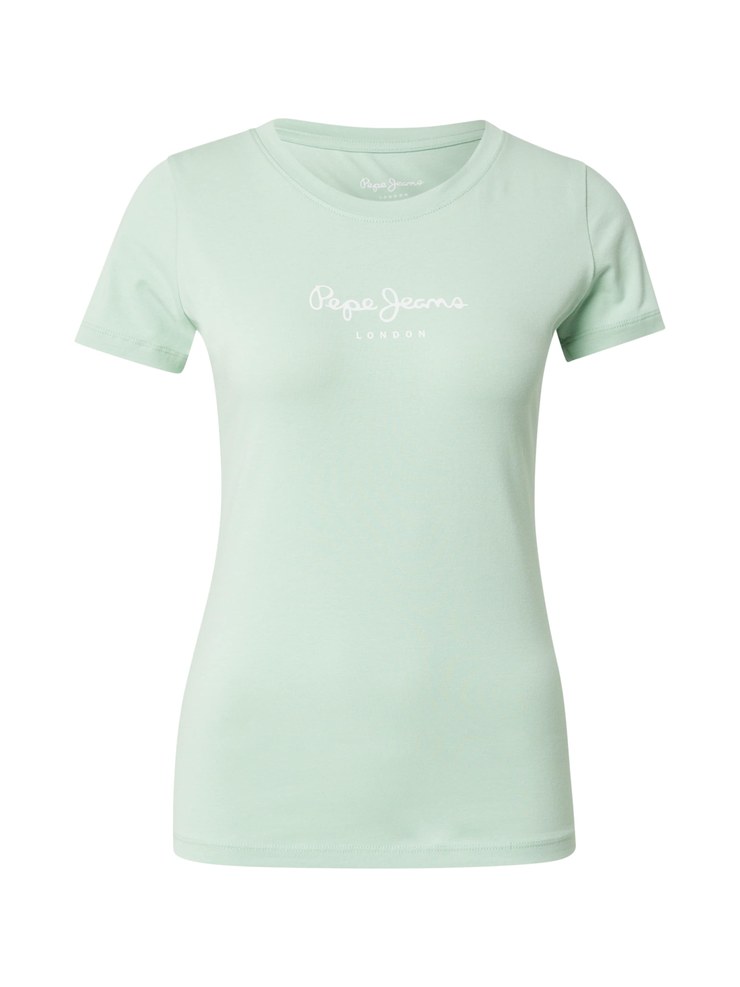 Pepe Jeans T-Shirt &#x27;New Virginia&#x27; in Grün: Vorderseite