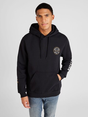 Brixton Sweatshirt in Black: front