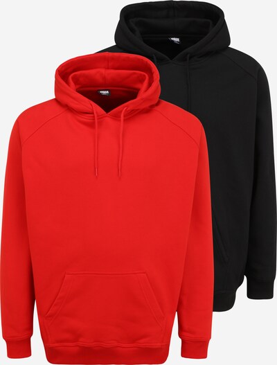 Urban Classics Big & Tall Dressipluus punane / must, Tootevaade