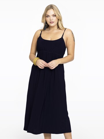 YOEK Jurk in Blauw: voorkant
