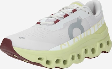 On - Zapatillas de running 'Cloudmonster' en blanco: frente