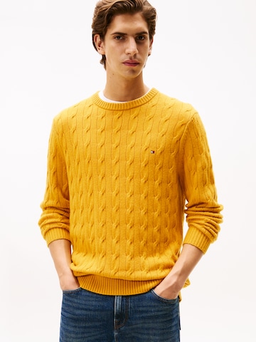 TOMMY HILFIGER Trui in Geel: voorkant