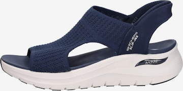 SKECHERS Sandaal 'Slip-Ins: Arch Fit 2.0 Sandal' in Blauw: voorkant