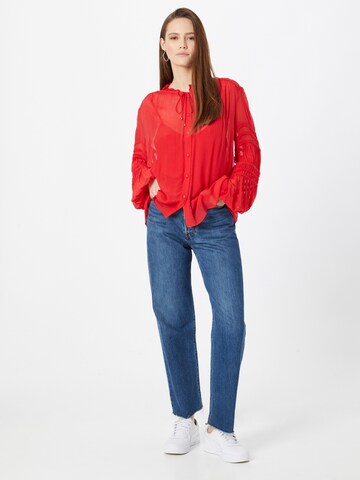 Banana Republic Bluse in Rot