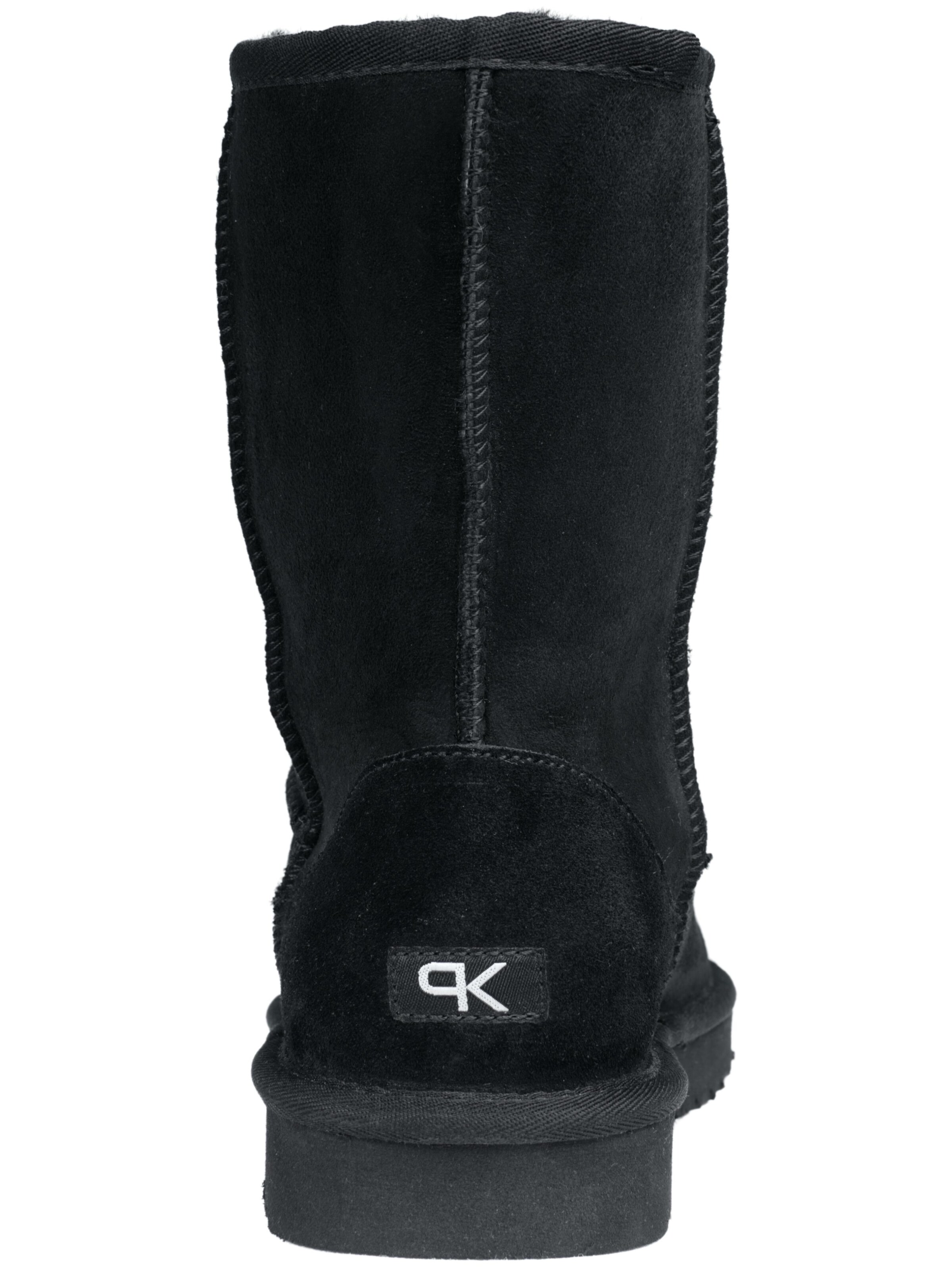 AvaMia Snow Boots 'Fellstiefel AMWB2401 Winterstiefel' in Black