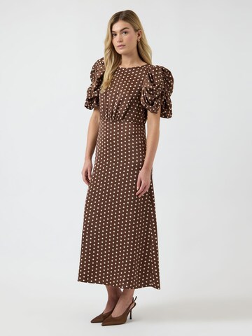 YAS - Vestido en marrón