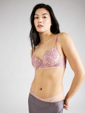 Women' Secret Bra in Pink: front