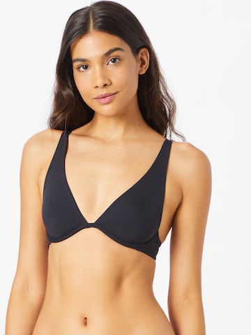 ETAM Triangle Bra in Black: front