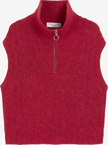Marc O'Polo DENIM Knitted vest in Red: front