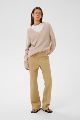 InWear Flared Broek 'DiazIW' in Geel