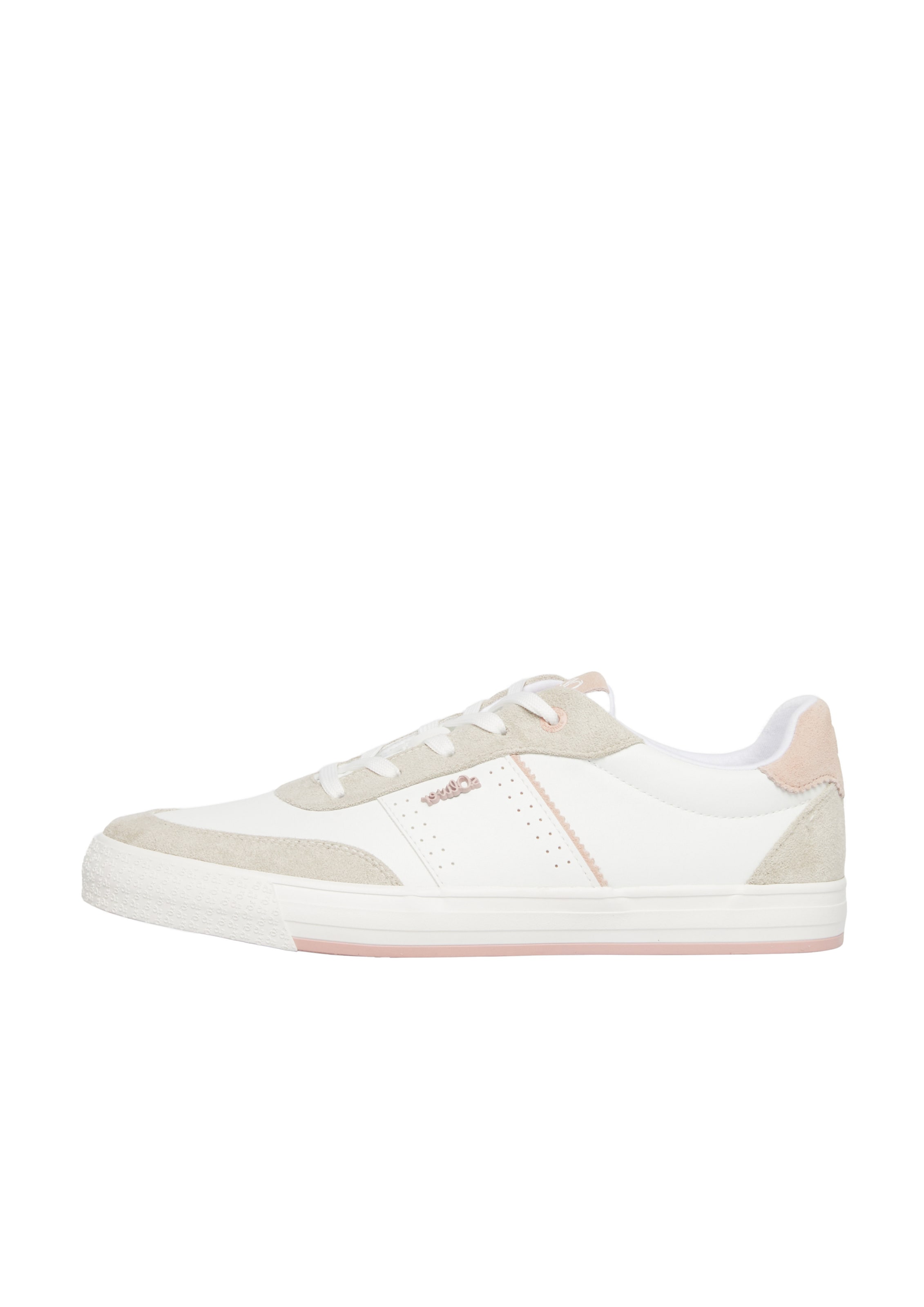 s.Oliver Platform trainers in White: front