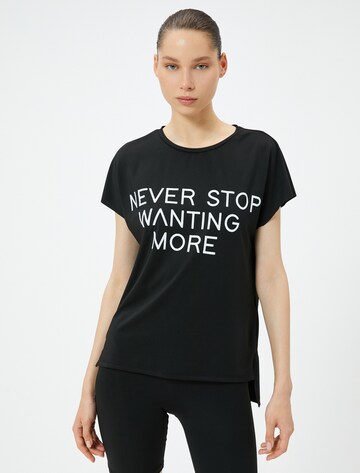 Koton Shirt in Zwart: voorkant