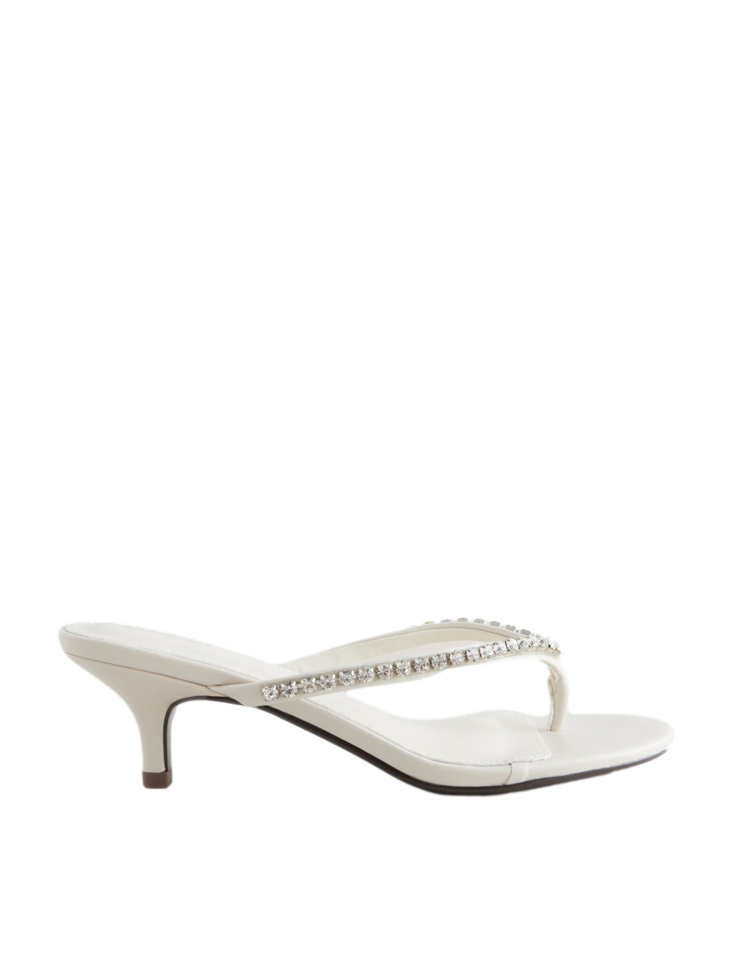 Next Ujjelválasztó-pántos szandál 'Forever Comfort®' - fehér