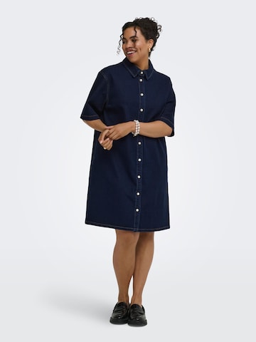 ONLY Carmakoma - Vestido camisero 'CARMadeline' en azul