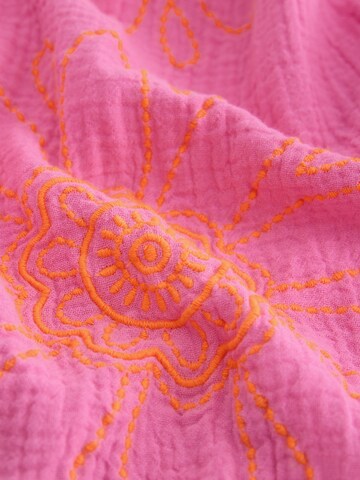 Next Bestickter Overall aus 100 % Baumwolle Regular Fit in Pink