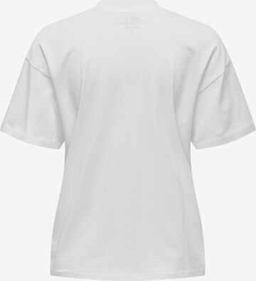 T-shirt 'NEW LAURA' ONLY en blanc
