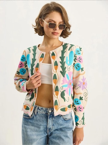 Bianco Lucci - Casaco meia-estação em mistura de cores