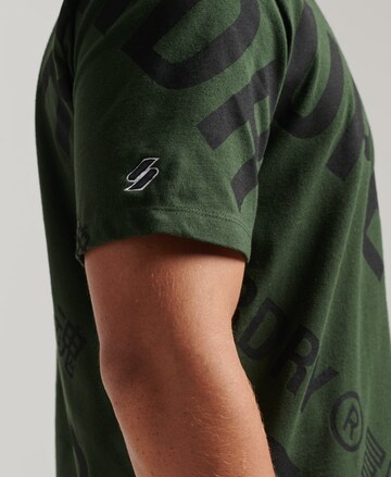 Superdry - Camiseta en verde