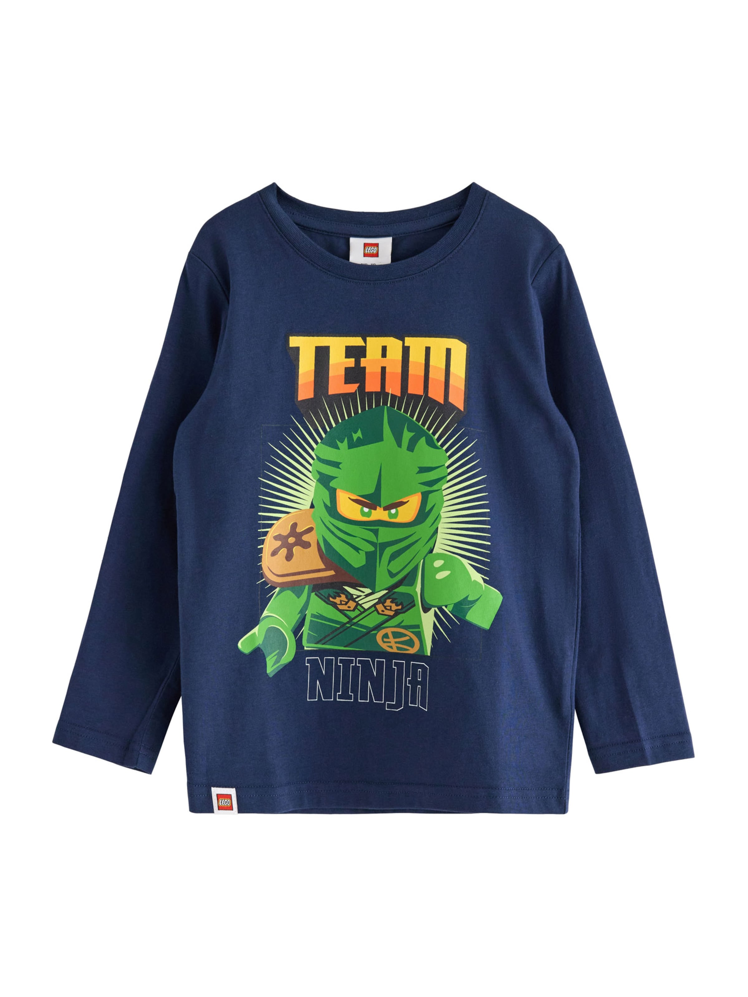 Lindex Shirt 'Ninjago' in Blue: front