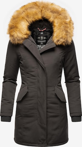 Parka d’hiver 'Karmaa' MARIKOO en gris : devant