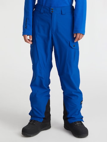O'NEILL Normální Outdoorové kalhoty – modrá: přední strana