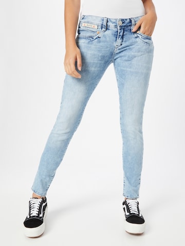 Herrlicher Slimfit Jeans 'PIPER' in Blauw: voorkant