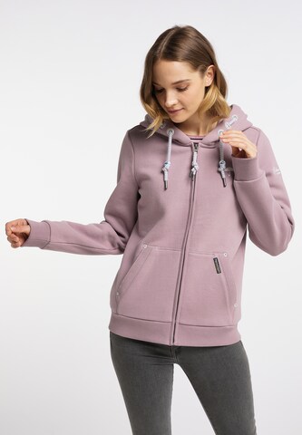 Schmuddelwedda Sweatjacke in Lila: predná strana