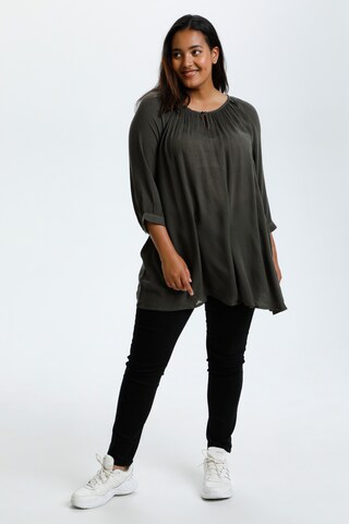 KAFFE CURVE Tunic in Grey