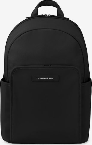 Kapten & Son Backpack 'Aalborg' in Black: front